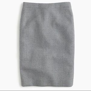 J. Crew Wool Pencil Skirt